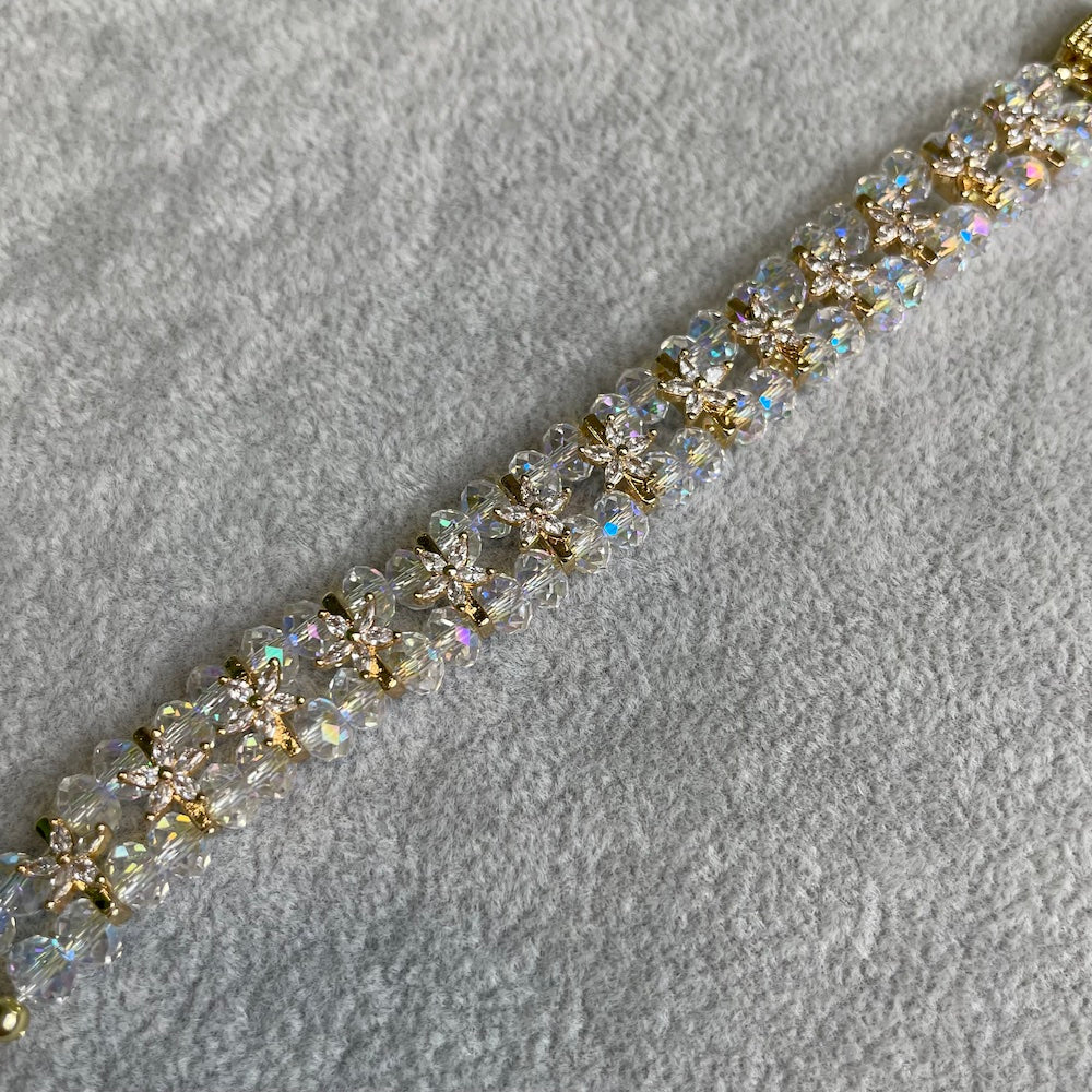 Finished Version Swarovski bracelet （double-row) for woman