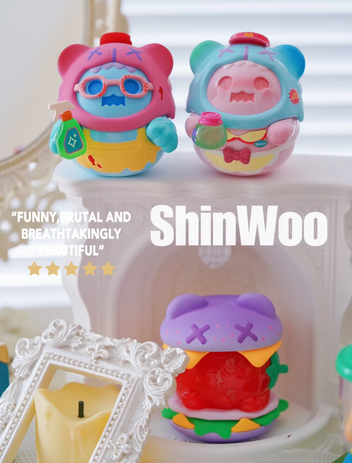 (New) F.UN Shinwoo Strange Ghost Dinner Series Blind Box Doll for ages 15+