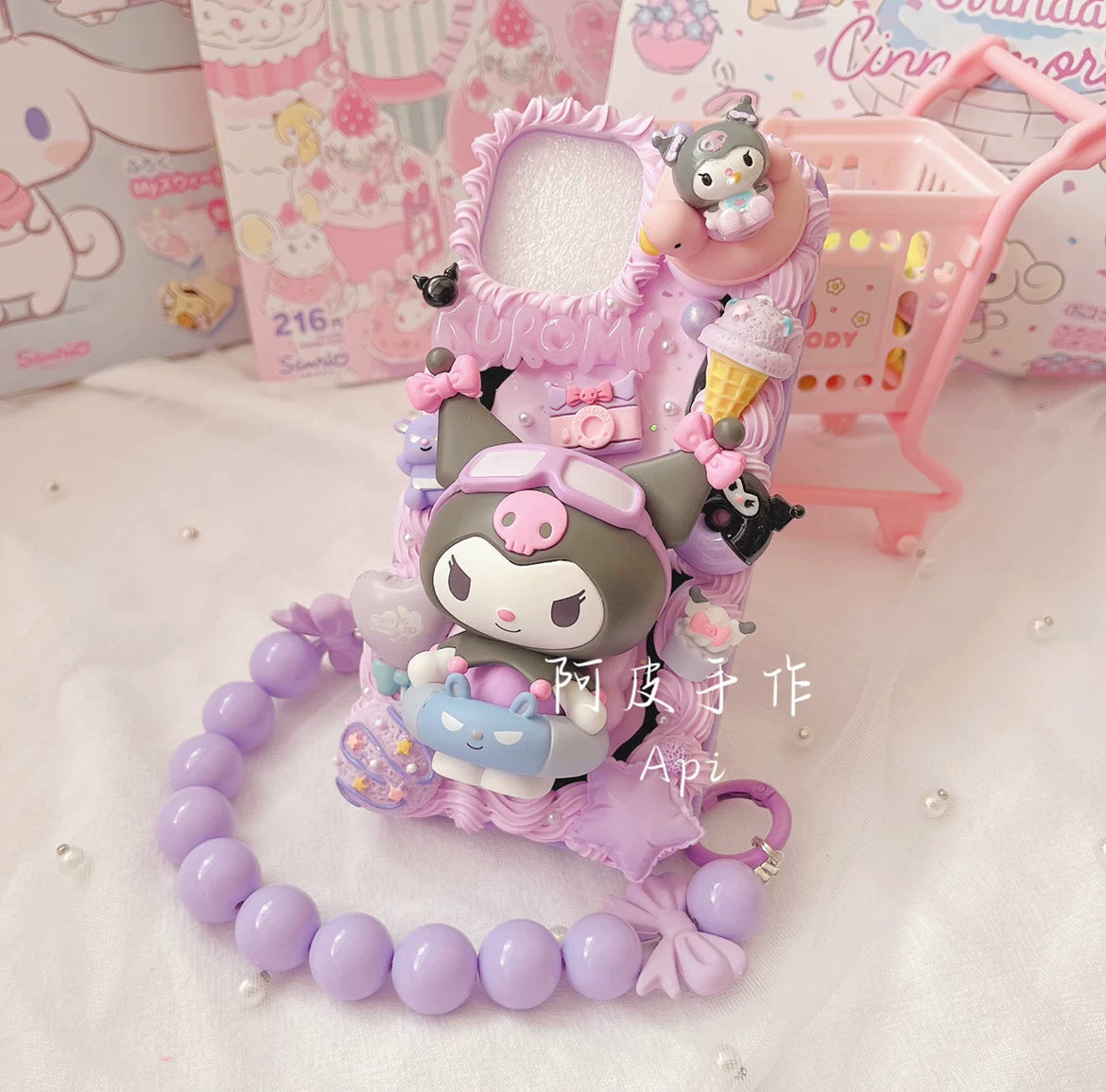 (preorder) DIY Cream Gel Doll Phone Case