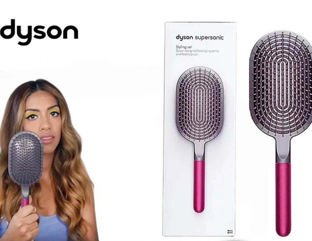 Dyson Ultimate Designed Detangling Comb and Paddle Brush Compatible with Dyson Supersonic Hair Dryer