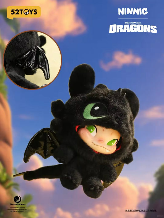 52Toys NINNIC X DRAGONS limited plushie pendant