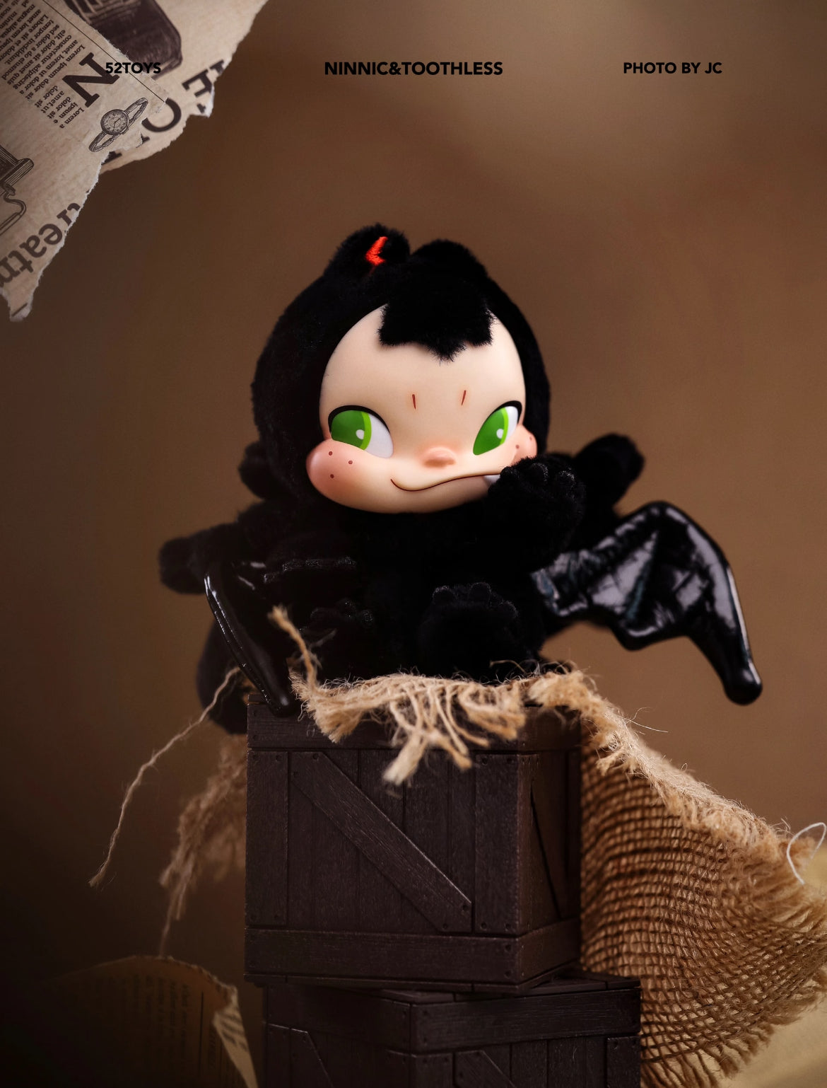 52Toys NINNIC X DRAGONS limited plushie pendant