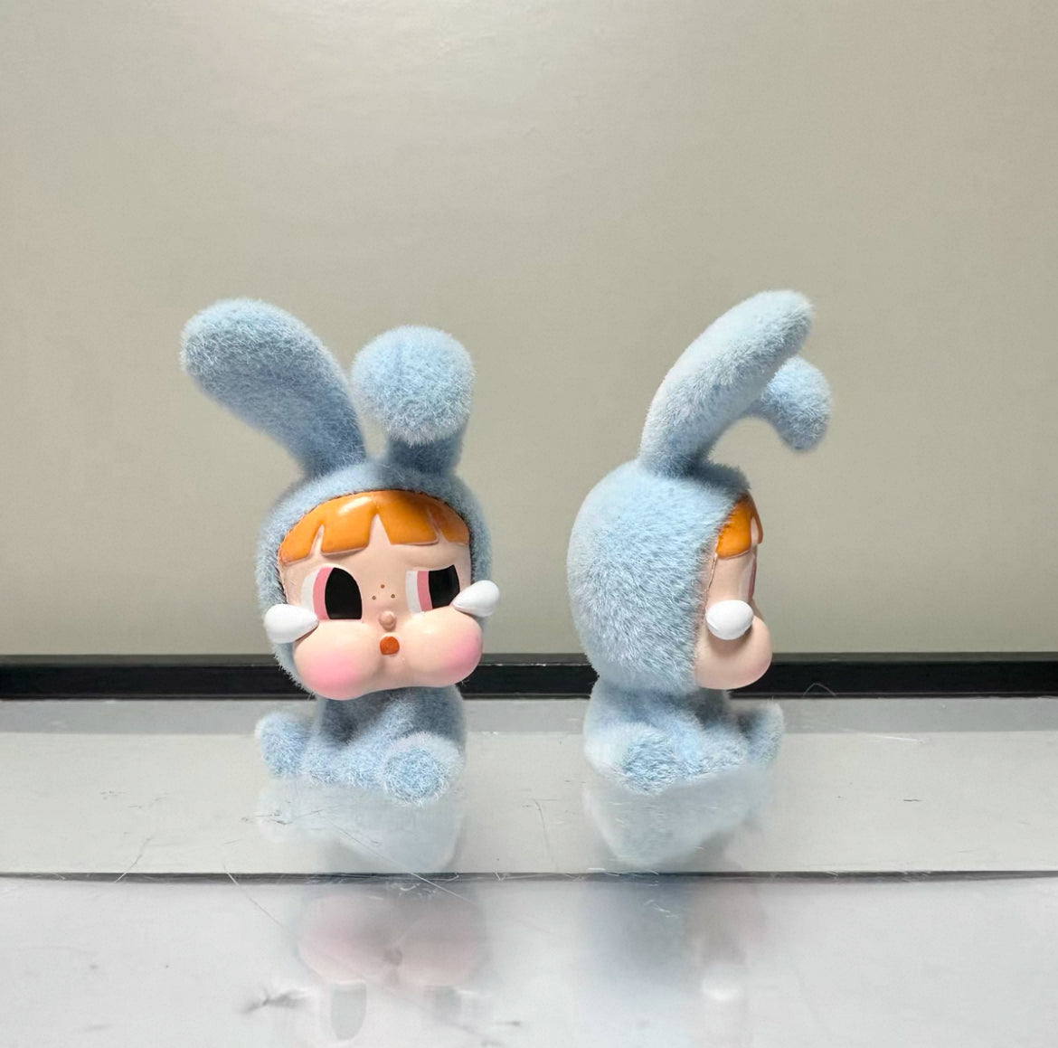 (Exclusive) LABUBU & Crybaby DIY Flocked MINI Doll 4cm