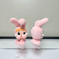 (Exclusive) LABUBU & Crybaby DIY Flocked MINI Doll 4cm