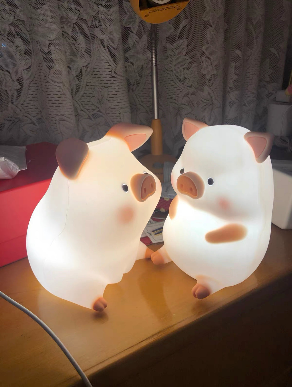 LULU pat pat lamp cute night lamp desk decoration