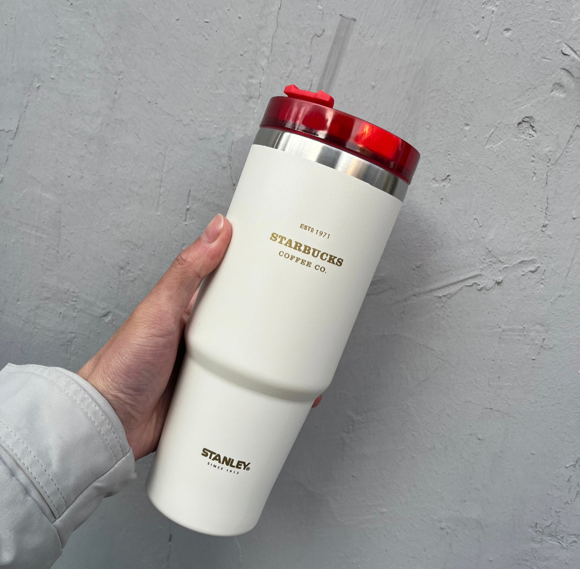 (Factory Surplus) Stanley Quencher H2.0 FlowState Stainless Steel Vacuum Insulated Tumbler with Lid and Straw for Water, Iced Tea or Coffee