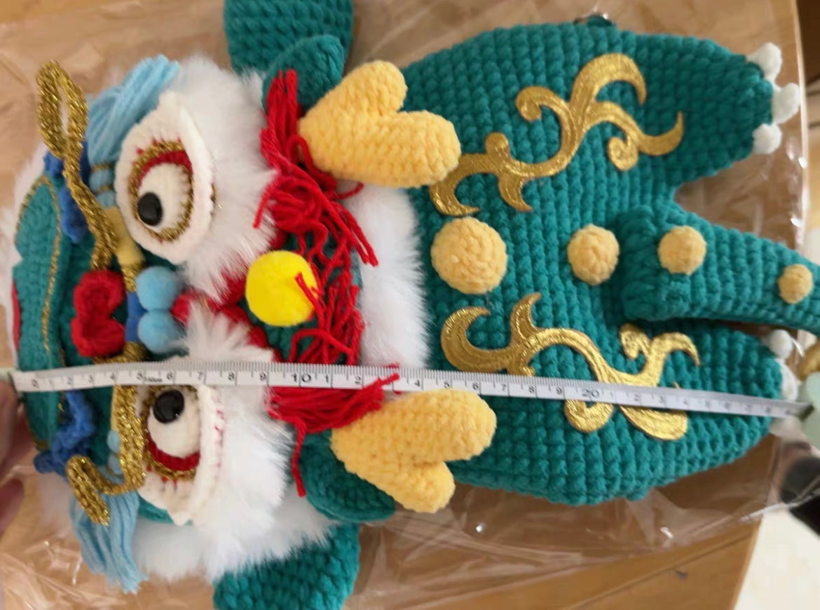 Handmade Chinese Dragon Knitted Bag For Kids