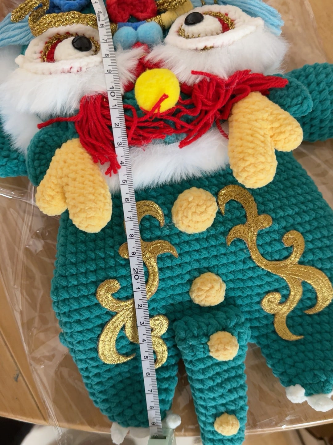 Handmade Chinese Dragon Knitted Bag For Kids