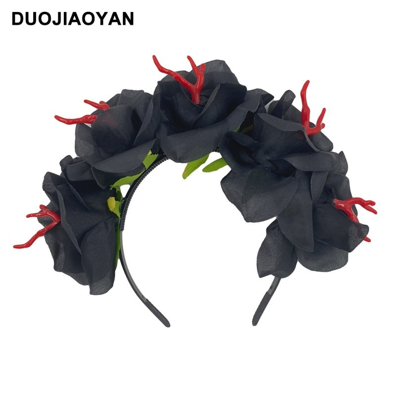 Halloween Flower Hair Bands