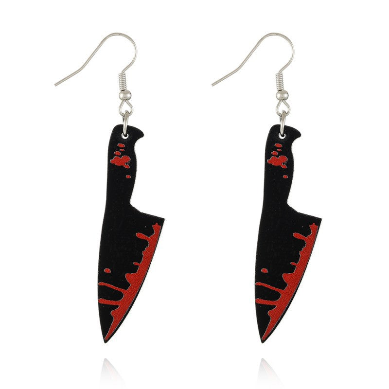 Halloween Knife Earrings