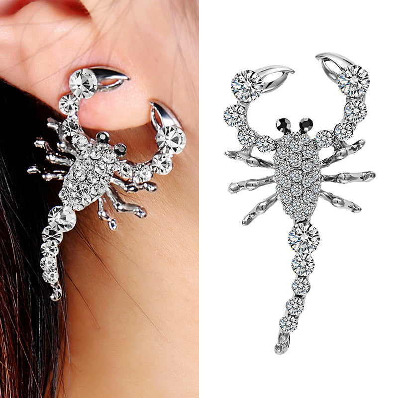 Halloween Scorpion Stud Earrings Jewelry