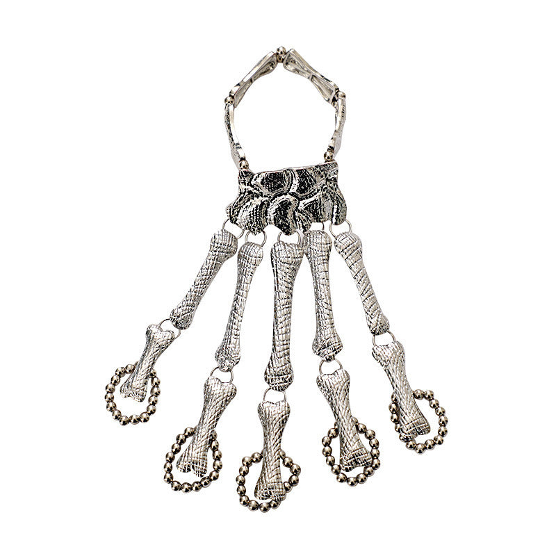 Halloween Metal Skeleton Hand Jewelry