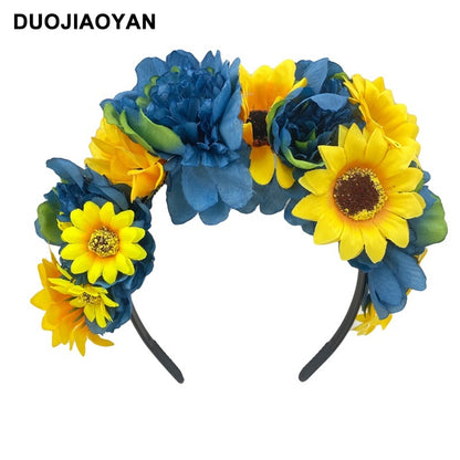 Halloween Flower Hair Bands