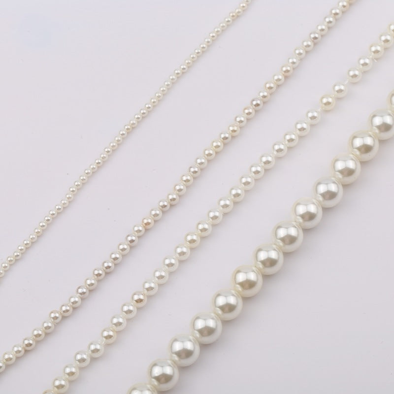 (No.5 Shell Beads)Natural ocean shell pearl beads for jewellery making