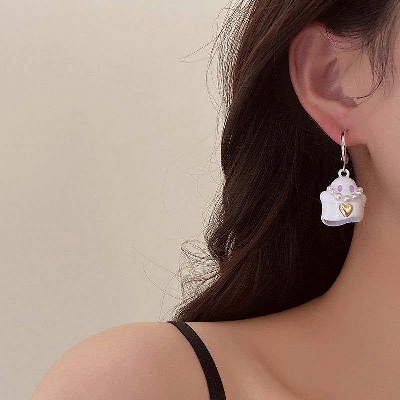 Cute Ghost Earrings for Halloween