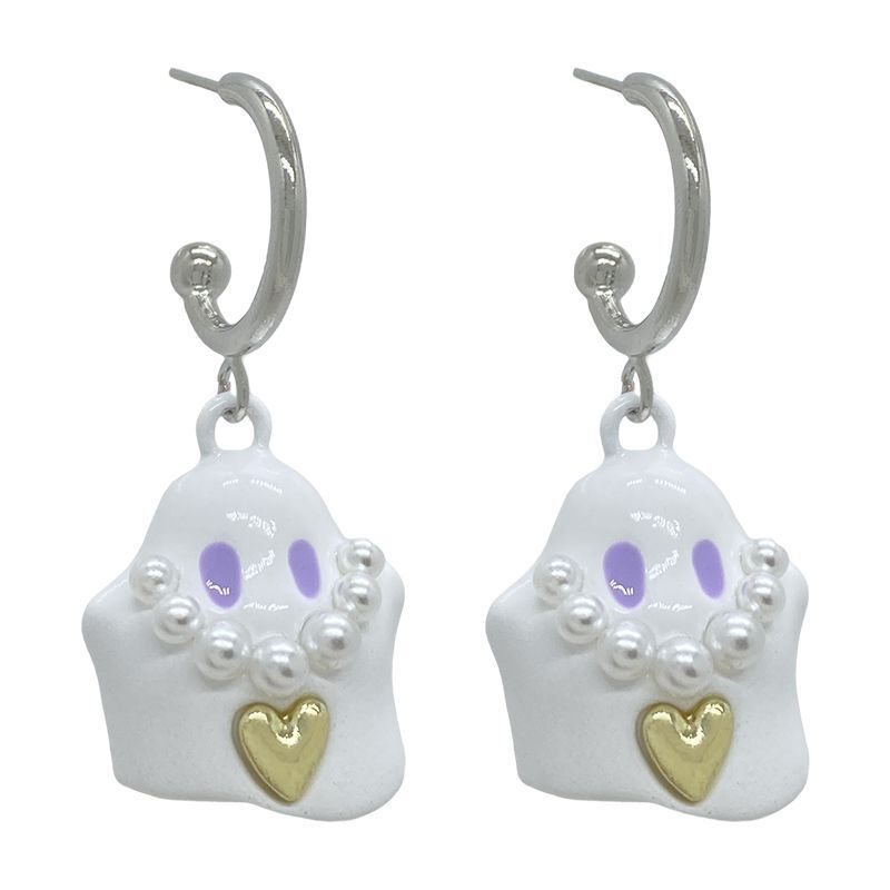 Cute Ghost Earrings for Halloween