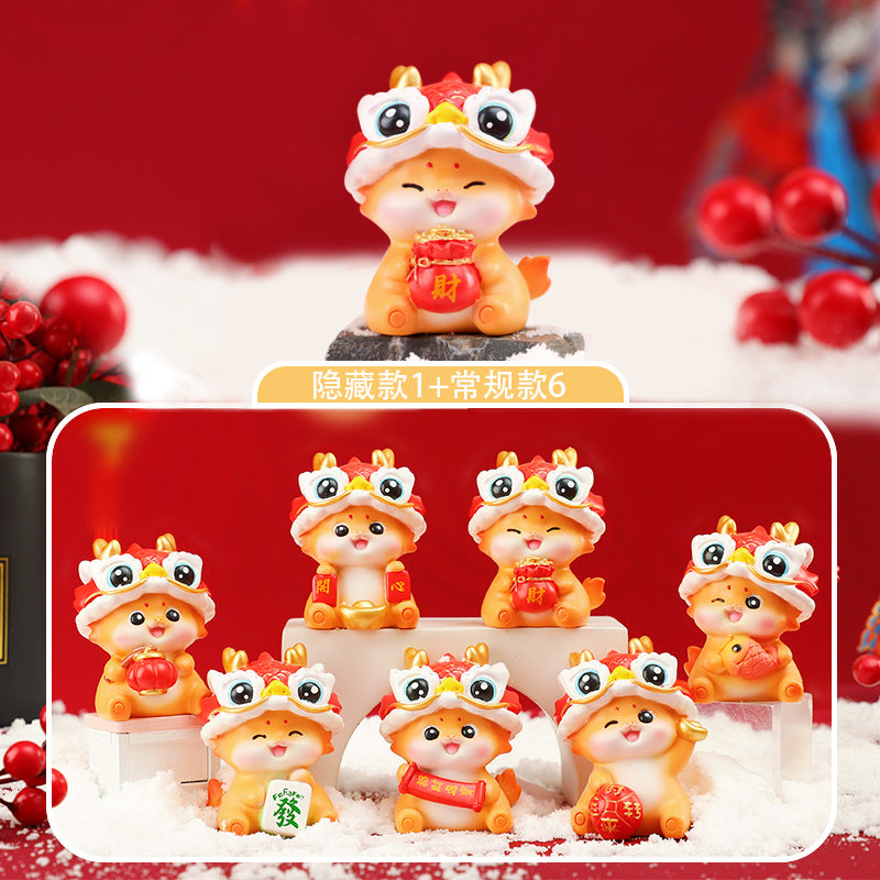 Dragon Year Golden Auspicious Dragon Sending Best Wishes Series Dolls For Age 15+