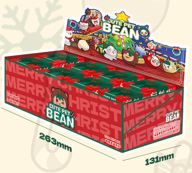 Cute Pet Bean Christmas Series Blind Box For Age 15+