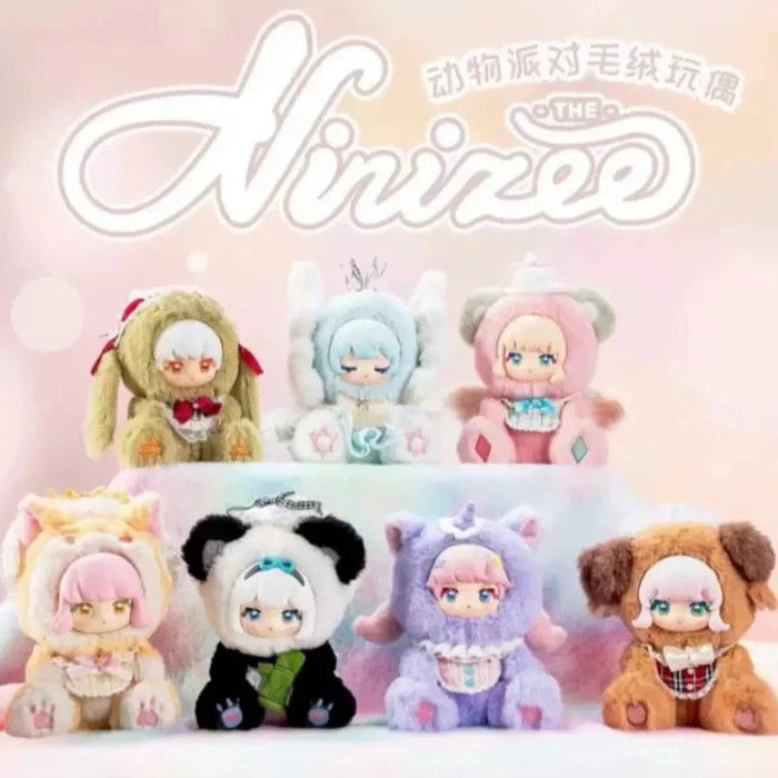 Ninizee Animal Party Plush Doll Series Blind Box For Age 15+