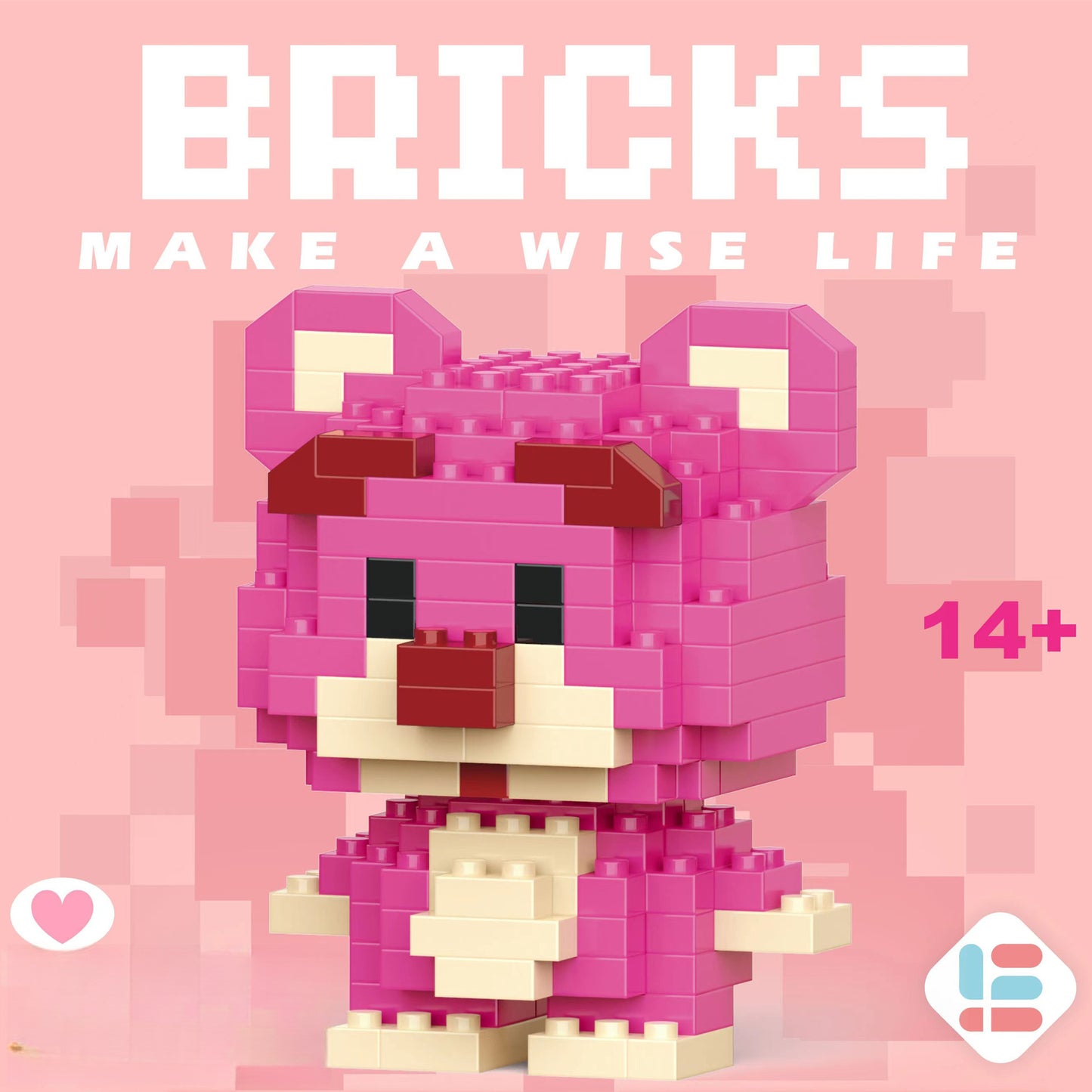 Kawaii Animal Micro Building Blocks 3D Puzzles Mini Cartoon Figures Building Toys Bricks Sets