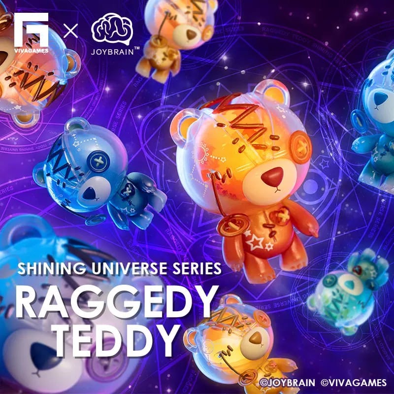 Raggedy Teddy Shining Universe Series Blind Box For ages 15+