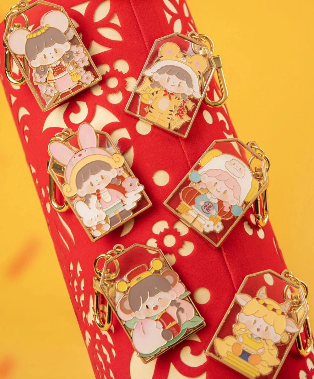 【F.UN】zZoton Badge New Year In Apple Village Series Blind Box For Age 15+