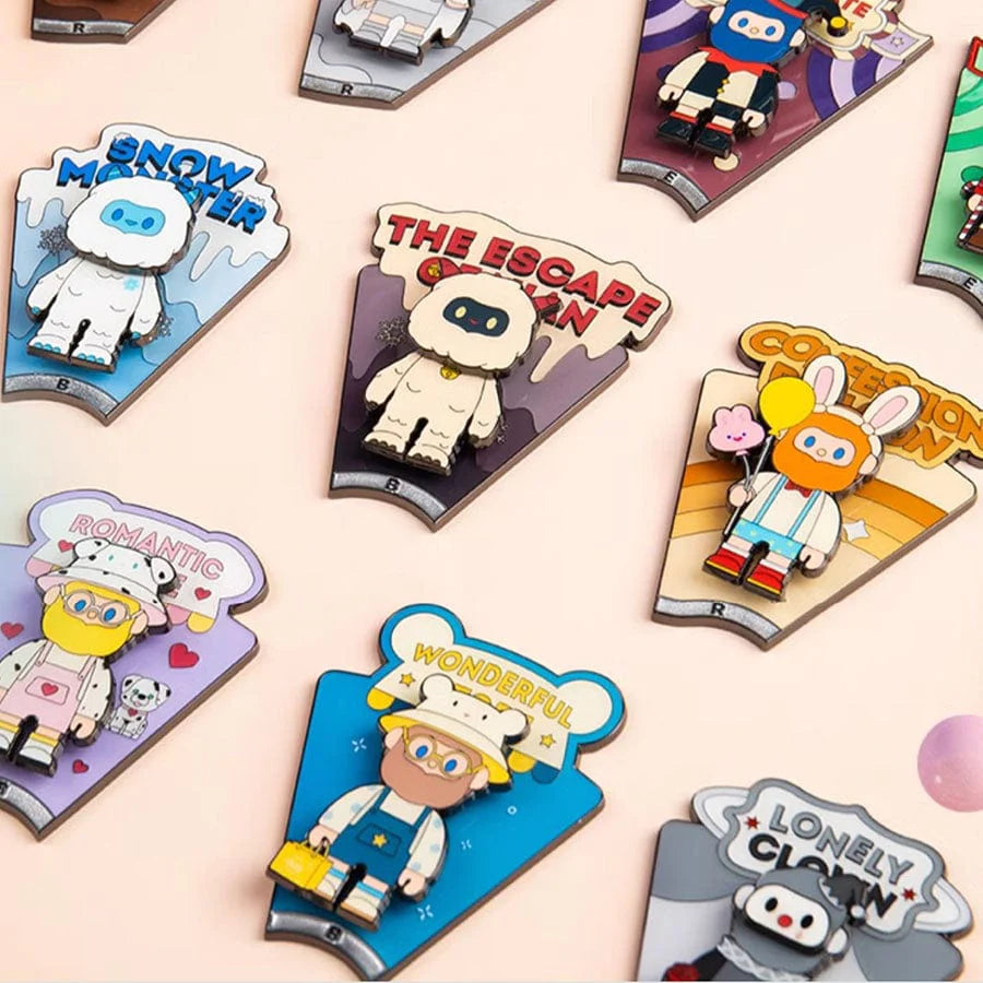 【F.UN】Bobland Series Badge Blind Box For Age 15+