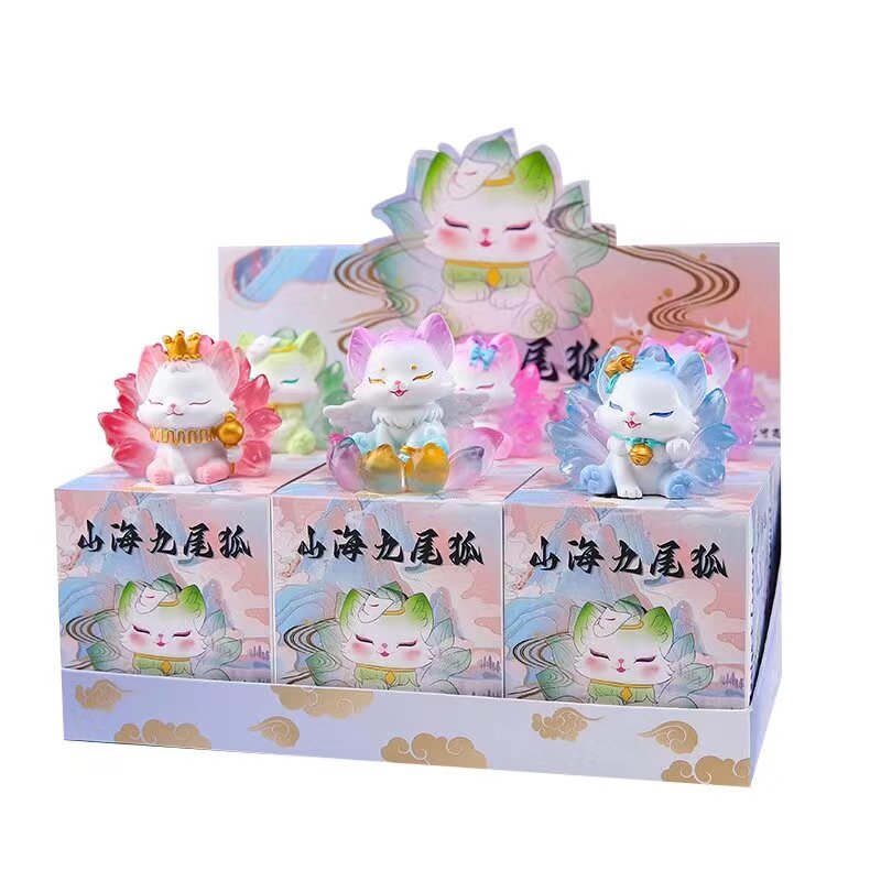 Mountain and sea nine tail fox toy doll for 15+