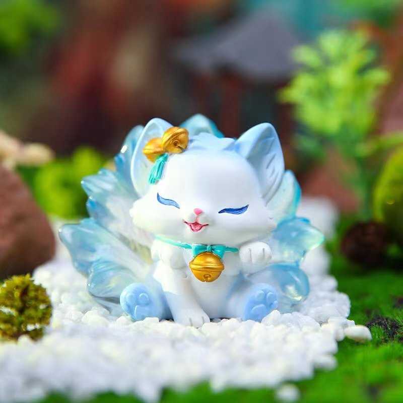 Mountain and sea nine tail fox toy doll for 15+