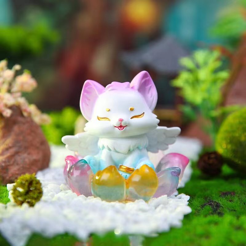 Mountain and sea nine tail fox toy doll for 15+