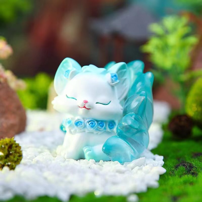 Mountain and sea nine tail fox toy doll for 15+