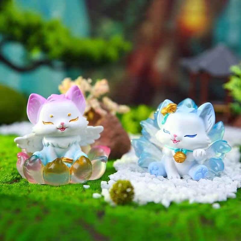 Mountain and sea nine tail fox toy doll for 15+