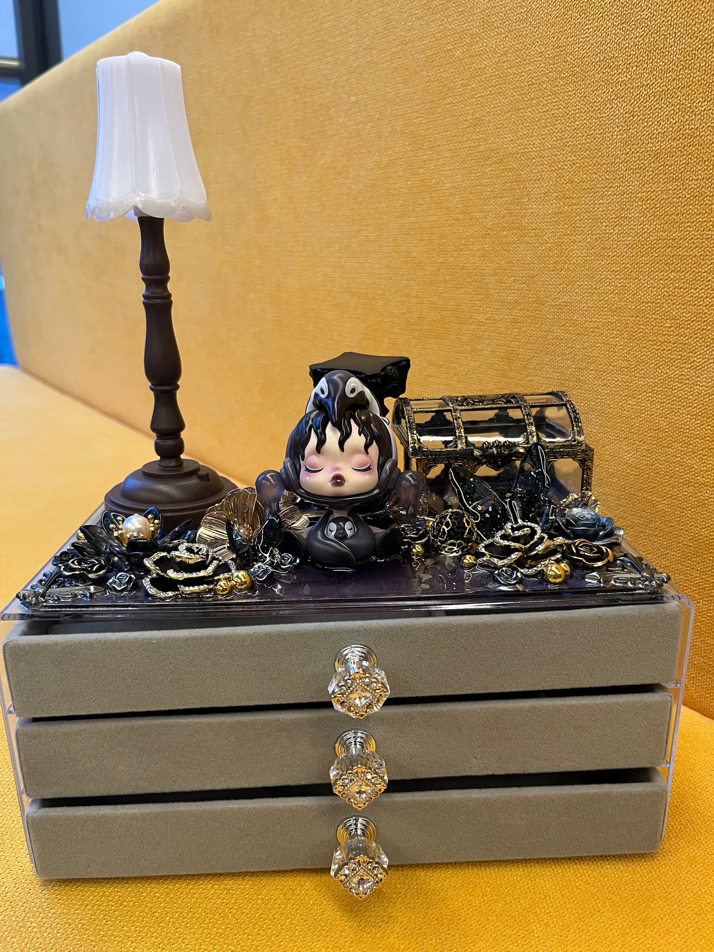 Handmade Jewelry Box and baggie