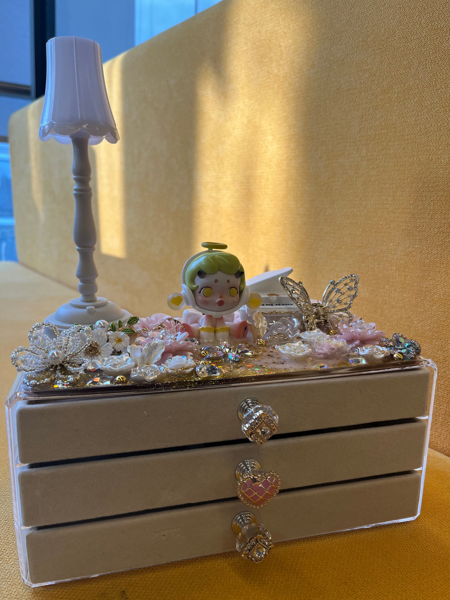 Handmade Jewelry Box and baggie