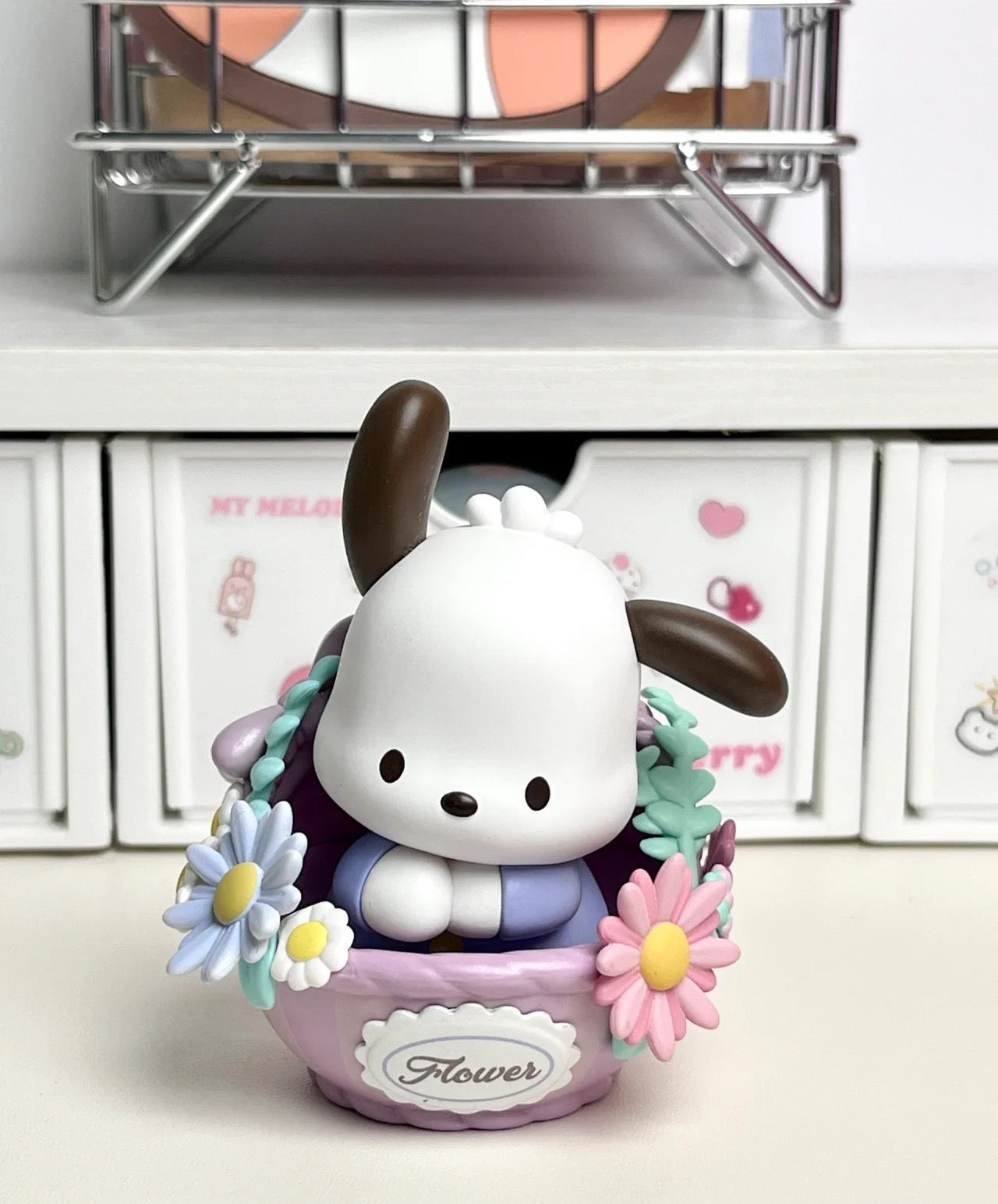 Sanrio Pochacco Flower&Childhood Series Blind Box Doll for age 15+