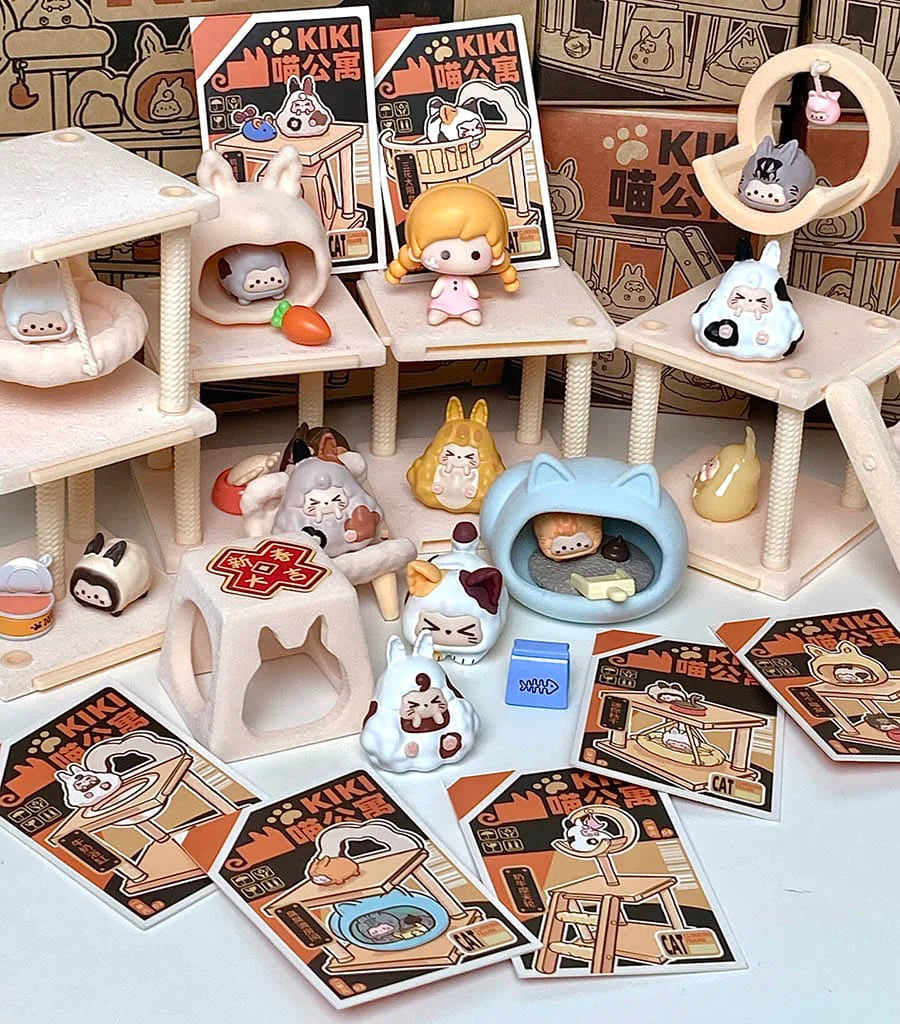 KIKI Meow Apartment Series Blind Box For Age 15+