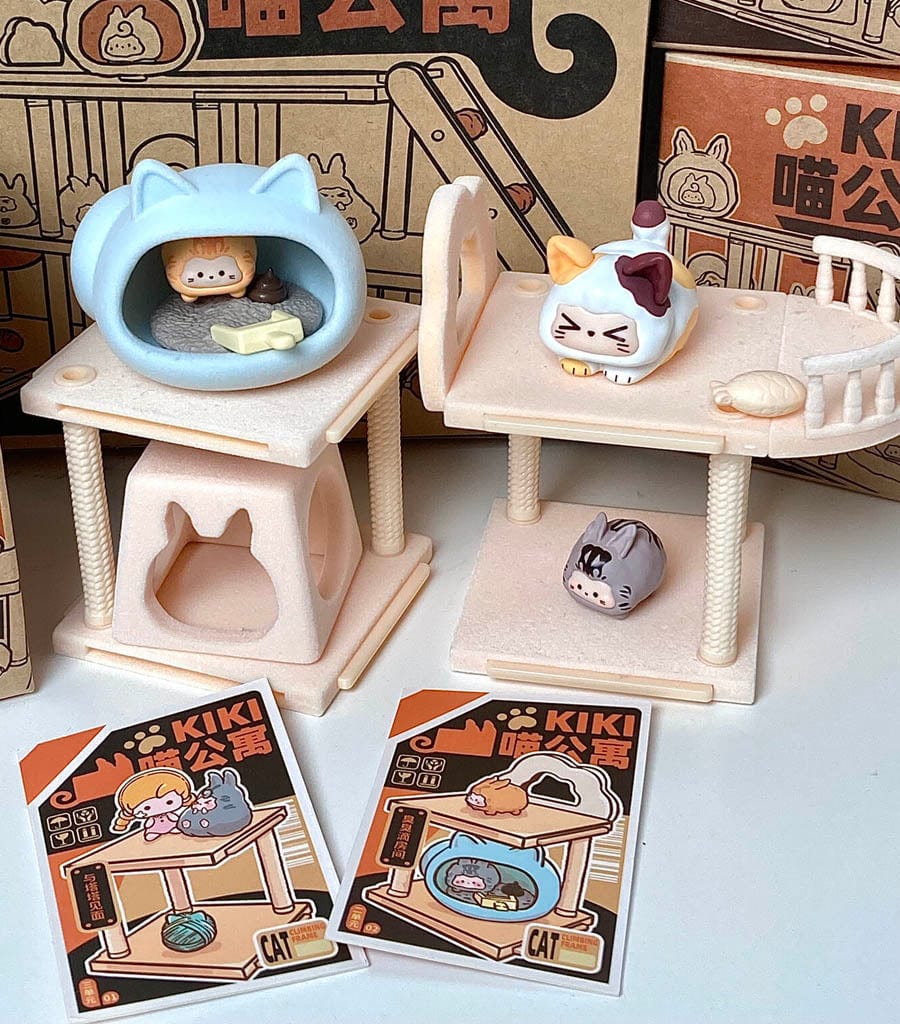 KIKI Meow Apartment Series Blind Box For Age 15+