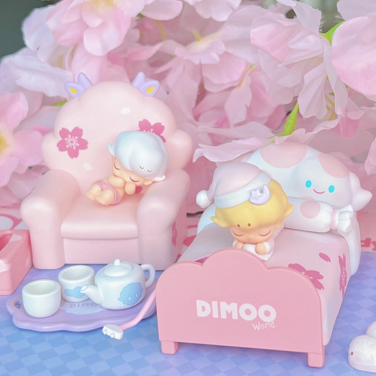 DIMOO Pink Sakura Special Edition – littleB_s_miniworld