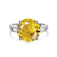 S925 Sterling Silver AAAAA Lab Zircon Super Sparkling Diamond Ring Fashion Women's Ring