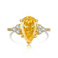 S925 Sterling Silver AAAAA Lab Zircon Super Sparkling Diamond Ring Fashion Women's Ring