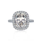 S925 Sterling Silver AAAAA Lab Zircon Super Sparkling Diamond Ring Promising Ring Fashion Women's Ring
