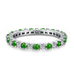 EMERALD S925 Sterling Silver AAAAA Lab Zircon Super Sparkling Diamond Ring Promising Ring Fashion Women's Ring