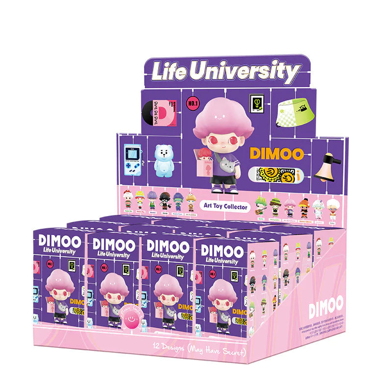 POP MART Dimoo Life University Series Blind Box Doll for ages 15+