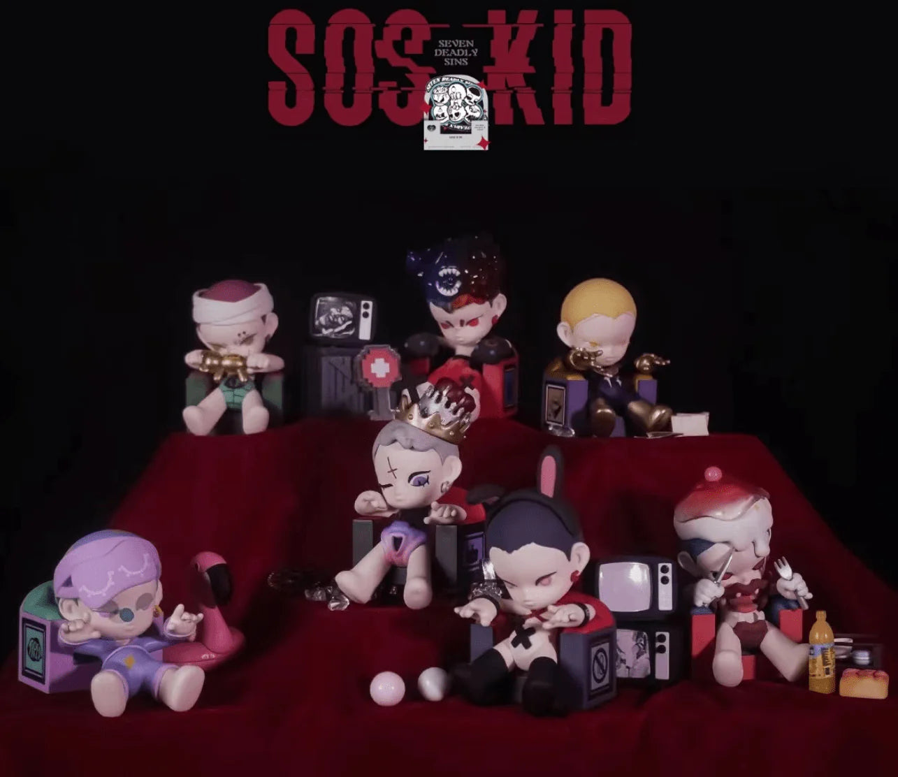 SOS Kid Vol.3 Seven Sins Blind Box Doll for ages 15+