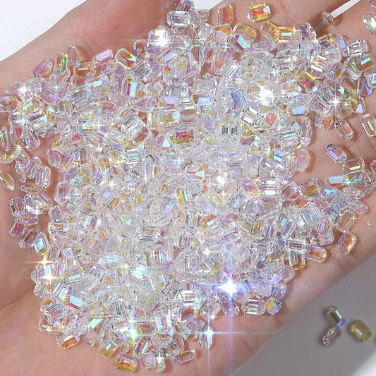 DIY Glitters Nail Art Decorations Decals Rhinestone Nail Accessories Charms littleB_s_miniworld