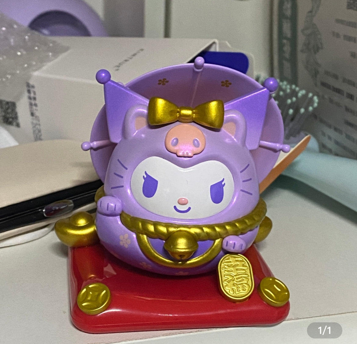 Sanrio Lucky Cat Tumbler Series Blind Box Doll for ages 15+