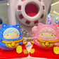 Sanrio Lucky Cat Tumbler Series Blind Box Doll for ages 15+