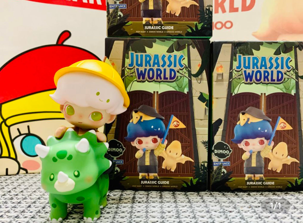 POP MART Dimoo Jurassic World Series Blind Box Doll for ages 15+