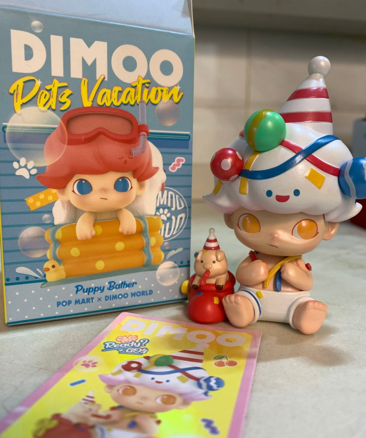 POP MART Dimoo Pet Vacation Series Blind Box Doll for ages 15+