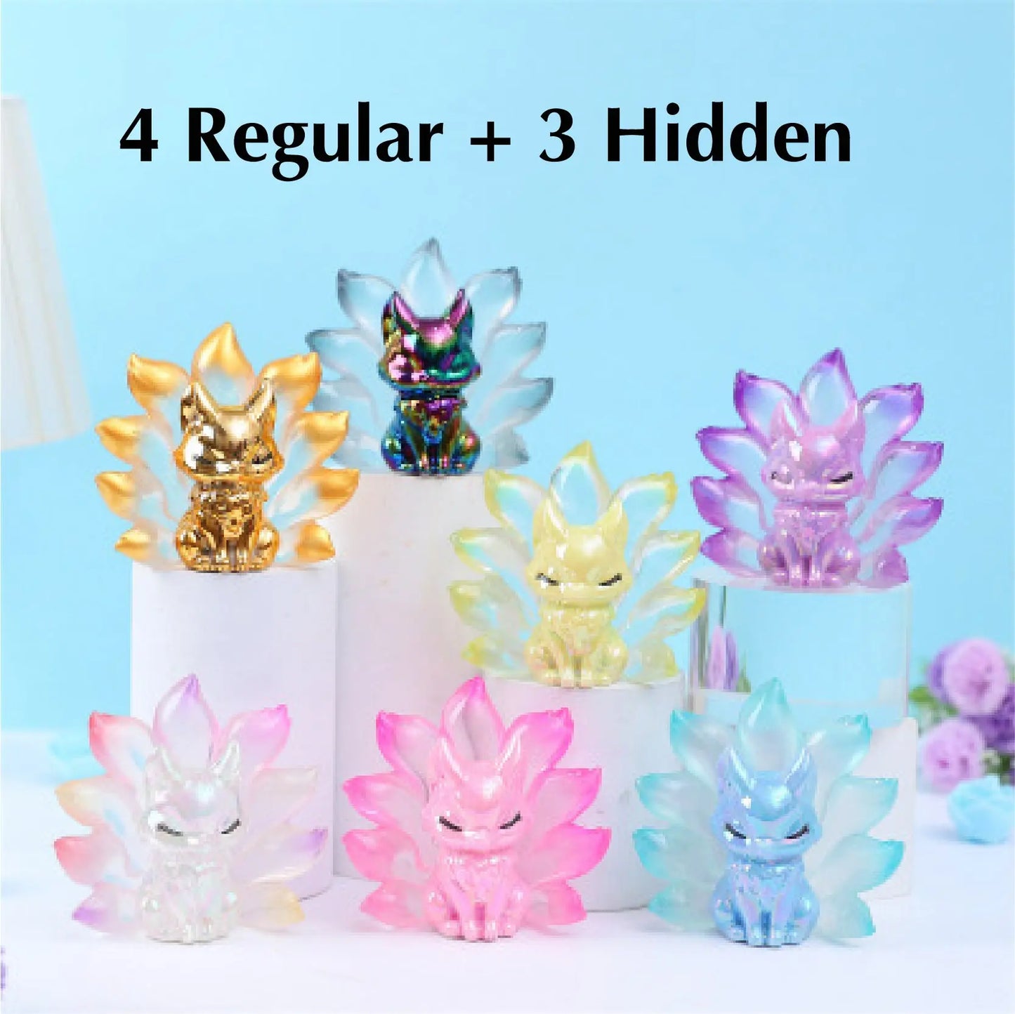 Kunlun Nine Tail Foxes Blind Box Doll littleB_s_miniworld